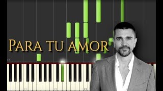 Para tu amor  Juanes  Piano Tutorial  EA Music [upl. by Atiuqet]