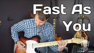 Fast As You by Dwight Yoakam  How To Play Guitar Lesson [upl. by Zurc]