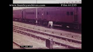 Excellent footage of Indian Railways early 1960s Archive film 61235 [upl. by Dnomasor]