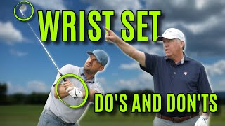 GOLF Wrist Set Dos And Donts  Proper Wrist Set [upl. by Carmella827]