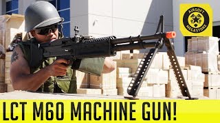 LCT Full Steel M60VN AEG Airsoft Machine Gun Review [upl. by Gabrielson]