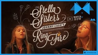 Johnny Cash  Ring of Fire Lennon and Maisy Stella cover [upl. by Ramu150]