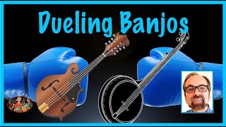 Dueling Banjos – Easy Version – Mandolin Lesson [upl. by Ailime]