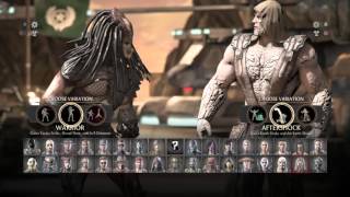 Mortal Kombat XL Character Select Screen wVariations  Kombat Pack 2 [upl. by Civ]