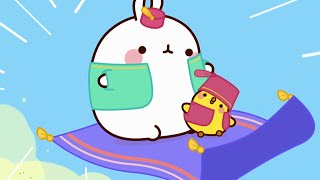 Molang Español  La Alfombra Voladora  Cuentos Mágicos  Dibujos animados para niños [upl. by Naujled335]