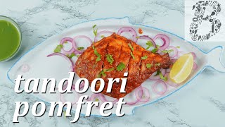 ► Delicious Tandoori Pomfret Recipe  Cook with Bhooribhoj Tutorial [upl. by Onairam]