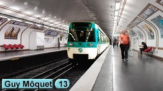 Guy Môquet  Ligne 13  Métro de Paris  RATP MF77 [upl. by Akcirre]