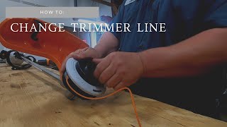 🌻Easy Trick to Load STIHL AutoCut C262 String Trimmer Head for Gas or Battery Weedeaters ✅ [upl. by Aidile]