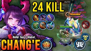 24 Kills Change with Marksman Build 100 Deadly  Build Top 1 Global Change  MLBB [upl. by Suiramed972]