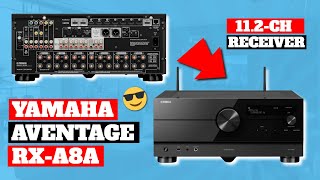 Yamaha AVENTAGE RXA8A Review The Ultimate 112 Channel Home Theater Receiver [upl. by Sikleb]