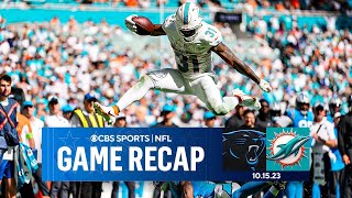 Dolphins comeback to take down Panthers after slow start I Game Recap I CBS Sports [upl. by Veradis]