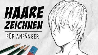 Haare zeichnen lernen für Anfänger  Drawinglikeasir [upl. by Ahsie]