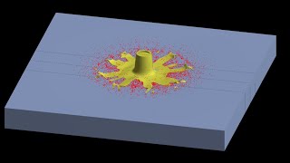 762 X 51mm NATO Bullet Vs Armor Steel Plate  Armor Piercing Simulation [upl. by Annahc923]