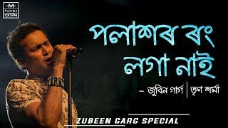 Polashor Rong Loga Naai ¦ Lyrical Video ¦ Runjhun ¦ Zubeen Garg ¦ Assamese Song ¦Tunes Assam [upl. by Leon]