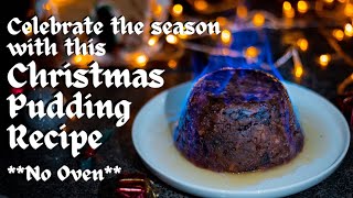 How to make Christmas PuddingNo Oven Required  Steam Baked Christmas Pudding Recipe  Plum Pudding [upl. by Gypsy]