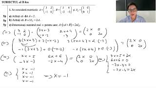 Rezolvare Model 2024 Bacalaureat Matematică Tehnologic [upl. by Anne-Marie]