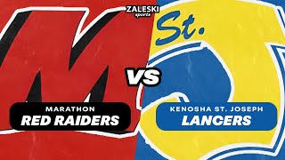 1 Marathon vs 4 Kenosha St Joes  2024 WIAA Division 4 State Basketball SemiFinal Audio Only [upl. by Ani]