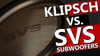 Klipsch RSW15 vs SVS SB16 Ultra Subwoofers [upl. by Gebhardt]