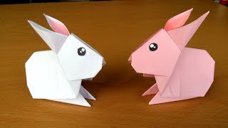 Origami Conejo Cómo hacer un Conejo de papel Fácil y Rapido [upl. by Sama807]