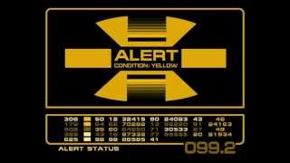 Alert Screens  23rd Century LCARS [upl. by Kcirdes]