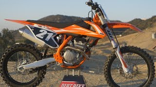 2018 KTM 250SXF  Dirt Bike Magazine [upl. by Chloe]