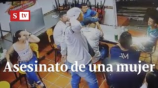 Video muestra el enfrentamiento previo al asesinato de una mujer en Floridablanca  Videos Semana [upl. by Eirrotal827]