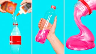 Super Fast Slime Recipe DIY 30 SECONDS Bottle Slime [upl. by Ahsika]