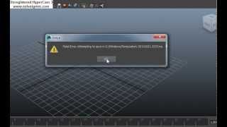 Fatal Error Attempting to save in MAYA  FIX WORK [upl. by Anahc]