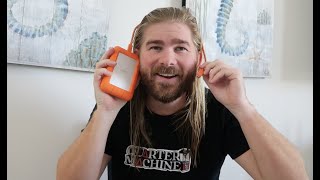 LaCie Rugged USB C External Hard Drive Review [upl. by Neelyar]