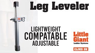 Little Giant Ladders  Leg Leveler [upl. by Elihu]