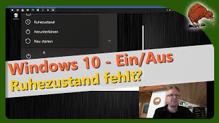 Ruhezustand Energie sparen anzeigen beim Herunterfahren von Windows 10 [upl. by Zeph]