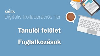 KRÉTA DKT Tanulói felület Foglalkozások bemutatása [upl. by Eimac655]