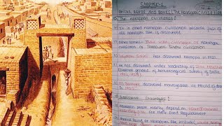 Class 12 History The Story of the First Cities harappan Archaeology Broad overviewTHEME ONE [upl. by Innis704]