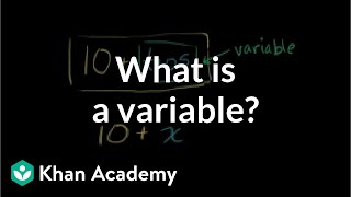 What is a variable  Introduction to algebra  Algebra I  Khan Academy [upl. by Lamag]