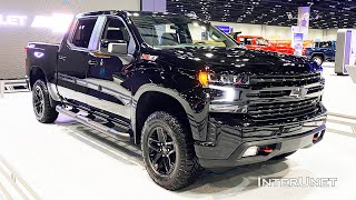 Midnight Edition 2021 Chevrolet Silverado Trail Boss LT Z71 420 HP 62L Ecotec V8 4WD Truck [upl. by Baerman]