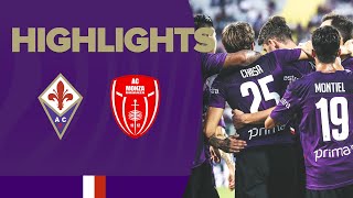 Fiorentina v Monza 31 MATCH HIGHLIGHTS  201920 COPPA ITALIA [upl. by Haisej979]