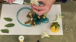 How to make a wrist corsage [upl. by Eliak491]