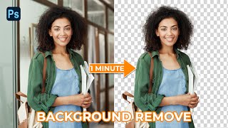 How to Remove Background in Photoshop Fast amp Easy [upl. by Noremmac]