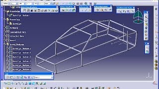 Rollcage  Catia v5 Knowledgeware Training  Powercopy  User Feature [upl. by Adnerak499]