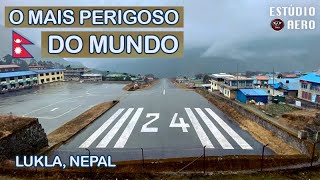 O Aeroporto MAIS PERIGOSO do mundo  Lukla Nepal [upl. by Meridel]