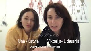 Domancic Method of Bioenergy Therapy Course Online Testimonial  Una amp from Latvia and Lithuania [upl. by Parfitt]