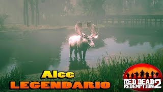 Alce legendario  Guia caza RED DEAD REDEMPTION 2 [upl. by Jerrol]