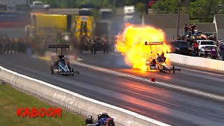 NHRA Crashes amp Engine Explosions [upl. by Hearsh]