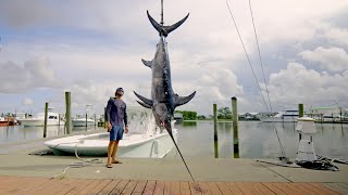 DEEP Water Swordfish BATTLE Catch Clean Cook [upl. by Nednarb684]