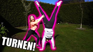 TURN CHALLENGE gegen meine SCHWESTER  DAILY VLOG 221 [upl. by Geithner]