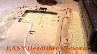 HUMMER H2 Headliner Removal GM Chevy Cadillac  MrCarMAN [upl. by Spindell]