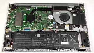 🛠️ How to open ASUS Vivobook 15 OLED M1505  disassembly and upgrade options [upl. by Joete]