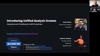 Introduction to Dynatrace Unified Analysis Going beyond Dashboards [upl. by Trilbi]