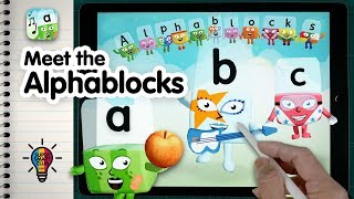 Learn A to Z Letter Sounds amp Phonics with Meet the ALPHABLOCKS [upl. by Ingelbert]