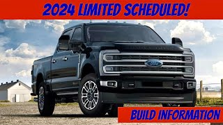 2024 F350 Limited Build Update SCHEDULED Plans for the build in Video [upl. by Inga]